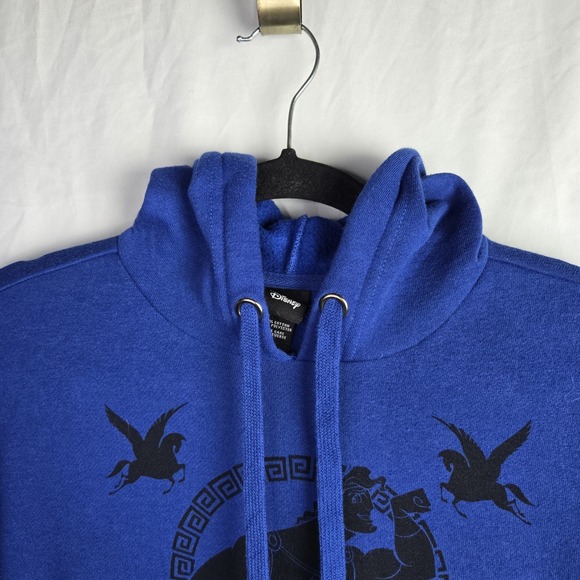 Disney Hercules Pottery Hoodie Dress Tunic Small Greek Key Blue Mythology Fan - Picture 2 of 12